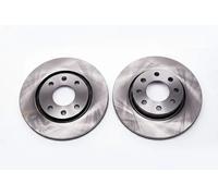 2x Disque de frein ventilé 6045590 KRAFT AUTOMOTIVE pour PEUGEOT 406 406 Break