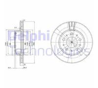 DELPHI BG2425 Disque de frein