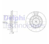 DELPHI BG2628 Disque de frein