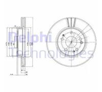 DELPHI BG2772 Disque de frein