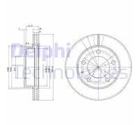 2x Disque de frein ventilé BG2779 DELPHI pour MAZDA FORD USA