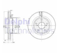 DELPHI BG2782 Disque de frein