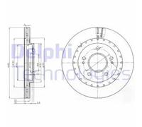DELPHI BG3814 Disque de frein