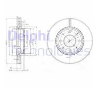 DELPHI BG4016 Disque de frein