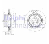 DELPHI BG4144 Disque de frein