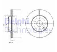 2x Disque de frein ventilé BG4193 DELPHI pour CHEVROLET EPICA