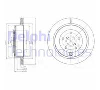 DELPHI BG4267 Disque de frein