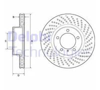 DELPHI BG4781C Disque de frein