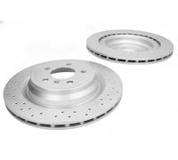 2x Disque de frein ventilé BG4934C DELPHI pour MERCEDES-BENZ CLASSE M