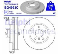 Disque de frein DELPHI BG4993C