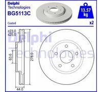 Disque BG5113C DELPHI pour Ford
