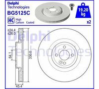 DELPHI BG5125C Disque de frein