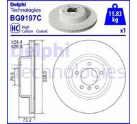 Disque de frein DELPHI BG9197C