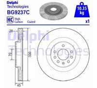 DELPHI BG9237C Disque de frein