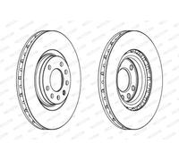 FERODO DDF1512 Disque de frein