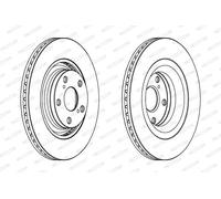 2x Disque de frein ventilé DDF1754C FERODO pour TOYOTA AVENSIS A trois volumes