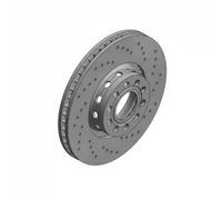 ZIMMERMANN Disque de frein 100.1231.52 ventilé de l'extérieur pour AUDI A6 C4 2x