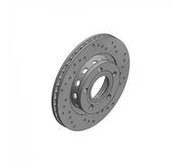 2x Disque de frein ventilé de l'extérieur 100.1239.52 ZIMMERMANN pour AUDI A8 D2