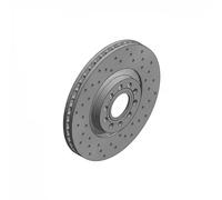 2x Disque de frein ventilé de l'extérieur 100.1249.52 ZIMMERMANN pour AUDI SEAT