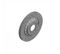 2x Disque de frein ventilé de l'extérieur 100.3311.52 ZIMMERMANN pour VW AUDI