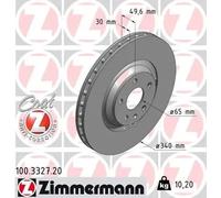 ZIMMERMANN 100.3327.20 Disque de frein