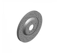2x Disque de frein ventilé de l'extérieur 100.3334.52 ZIMMERMANN pour AUDI Q5 A5