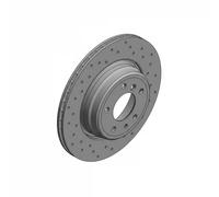 2x Disque de frein ventilé de l'extérieur 150.1281.52 ZIMMERMANN pour BMW 7 8