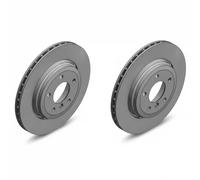 2x Disque de frein ventilé de l'extérieur 150.1295.53 ZIMMERMANN pour BMW 3