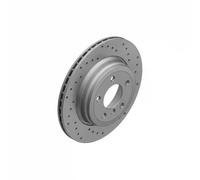 2x Disque de frein ventilé de l'extérieur 150.3405.52 ZIMMERMANN pour BMW 5 6