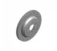 2x Disque de frein ventilé de l'extérieur 400.3663.52 ZIMMERMANN