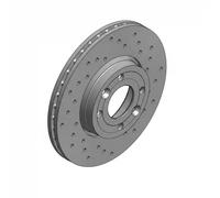2x Disque de frein ventilé de l'extérieur 470.2416.52 ZIMMERMANN pour DACIA LADA