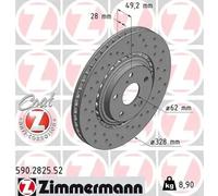 ZIMMERMANN 590.2825.52 Disque de frein
