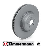 2x Disque de frein ventilé de l'extérieur 590.2828.20 ZIMMERMANN pour TOYOTA