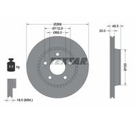 TEXTAR 92037100 Disque de frein