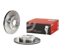 2x Disque de frein ventilé de l'intérieur 09.7825.10 BREMBO pour TOYOTA YARIS