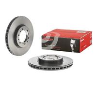 2x Disque de frein ventilé de l'intérieur 09.8071.11 BREMBO pour MITSUBISHI L200