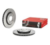 Brembo Disque de frein 09.8519.11 ventilé de l'intérieur 2x pour Mercedes-Benz