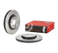 2x Disque de frein ventilé de l'intérieur 09.8649.51 BREMBO pour OPEL CORSA E