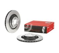 2x Disque de frein ventilé de l'intérieur 09.8842.21 BREMBO pour AUDI A6 C6