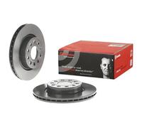 2x Disque de frein ventilé de l'intérieur 09.9167.11 BREMBO pour SEAT VW SKODA