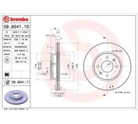 BREMBO 09.9541.11 Disque de frein