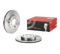 2x Disque de frein ventilé de l'intérieur 09.9554.10 BREMBO pour HONDA CAPA LOGO