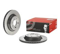 2x Disque de frein ventilé de l'intérieur 09.9738.11 BREMBO pour MERCEDES-BENZ