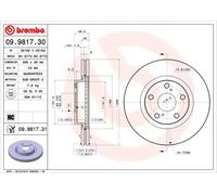 BREMBO 09.9817.31 Disque de frein