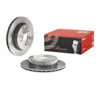 Brembo Disque de frein 09.A198.11 ventilé intérieur, revêtement anti-corrosion UV, jeu de 2