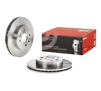 2x Disque de frein ventilé de l'intérieur 09.A606.10 BREMBO pour KIA
