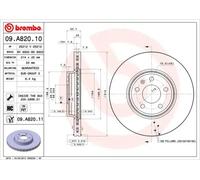 Disque de frein BREMBO 09A82011 avant, ventilé, à haute teneur en carbone, 1 pièce