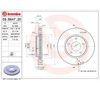 Brembo Disque de frein 09.b647.21