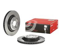 2x Disque de frein ventilé de l'intérieur 09.B743.41 BREMBO pour MERCEDES-BENZ