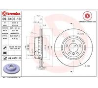 Disque de frein composite BREMBO 09.C402.13 (Vendu à l'unité) - Réf. 23209C40213